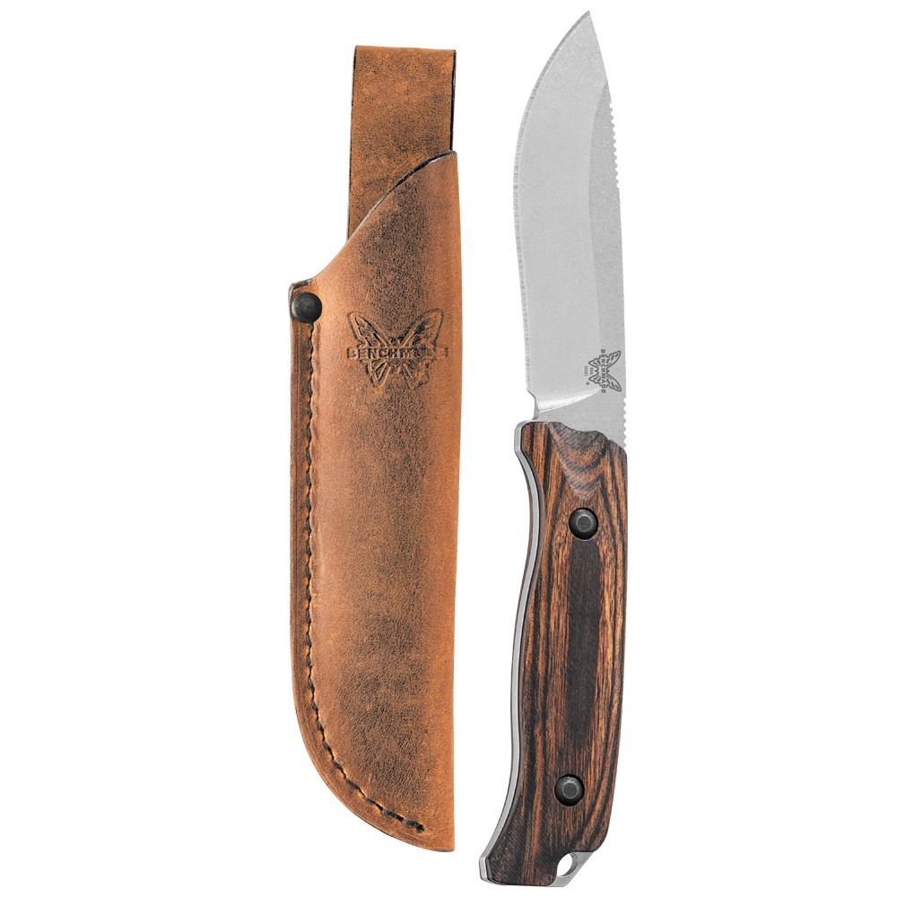 BENCHMADE 150012 SADDLE MOUNTAIN SKINNING KNIFE WOOD