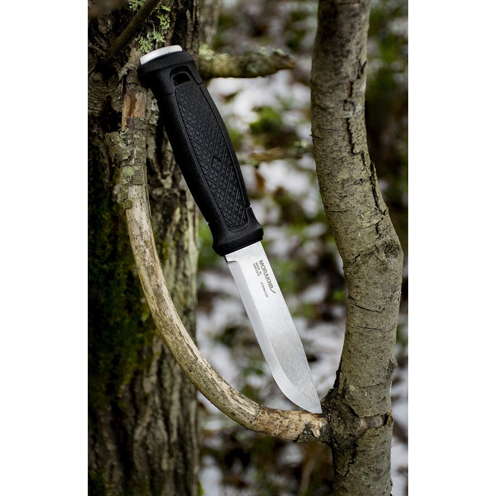 MORA Garberg Fixed Blade Knife With Leather Sheath