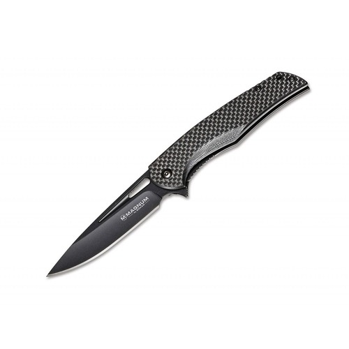 Magnum By Boker Black Carbon Folding Knife