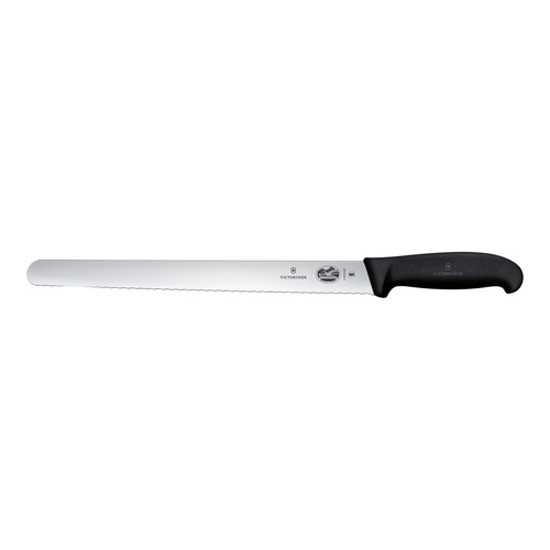 Victorinox Fibrox Slicing Knife, 36cm, Wavy Edge 5.4233.36