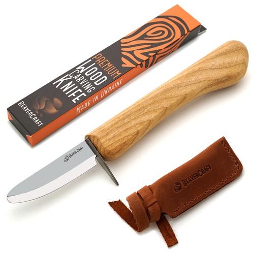 Beaver Craft BCC1kid  Whittling Knife for Kids and Beginners