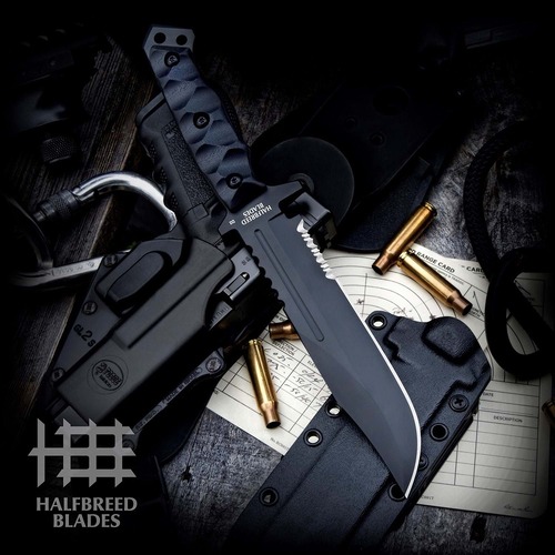 Halfbreed Blades - Lik-01 Gen 2 Large Infantry Knife Black