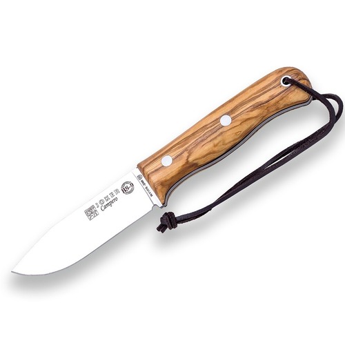 Joker CO112  CAMPERO Fixed Blade Bushcraft & Survival Knife, Olive Wood