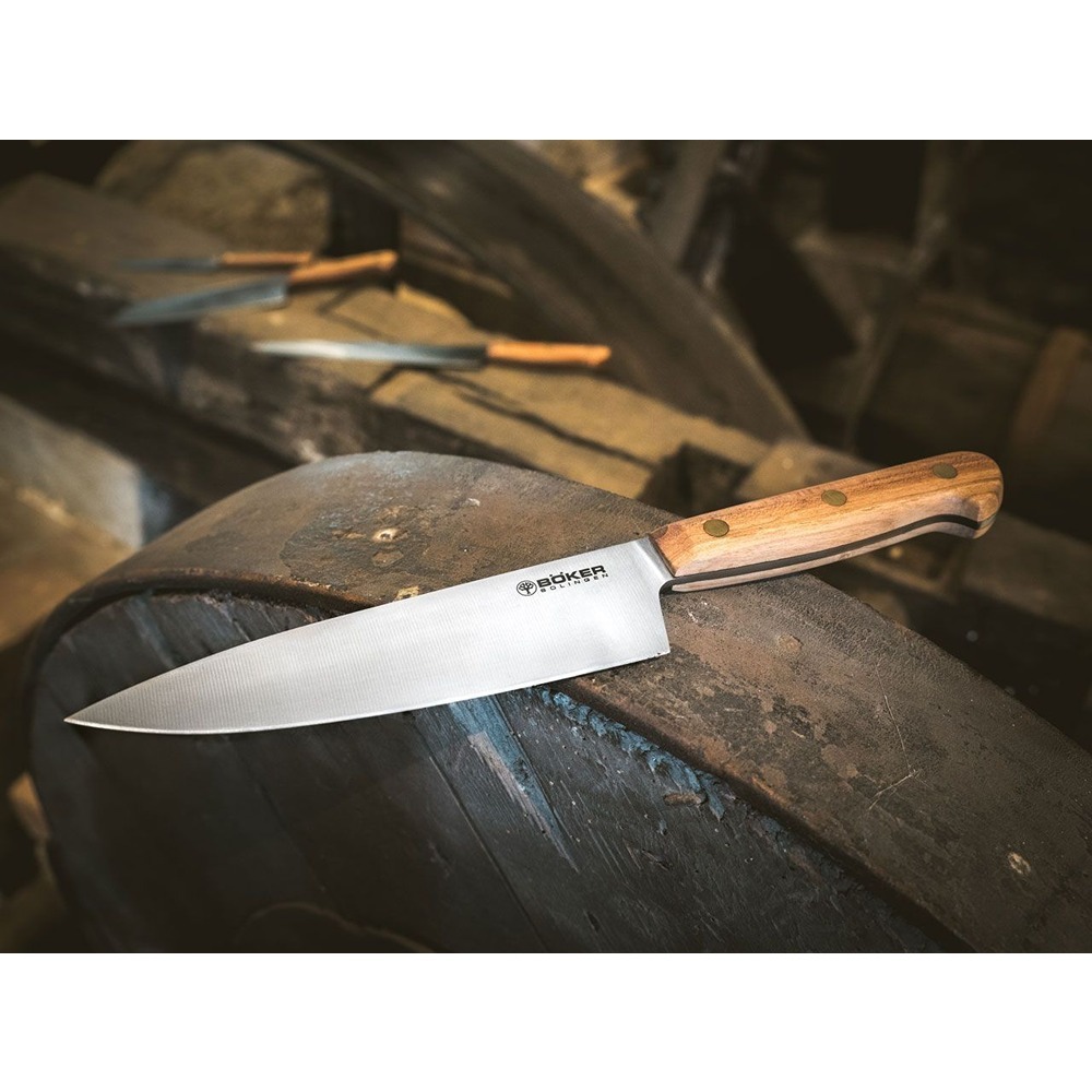 Boker Cottage-Craft 6.4 Small Chef's Knife, Plum Wood