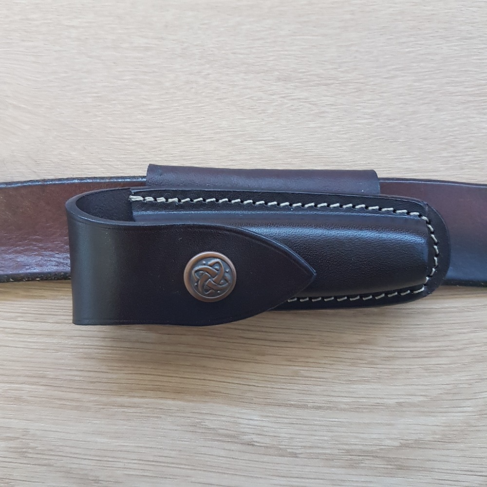 POUCH Horizontal Lay with Clip Suits Stockman Style Knives