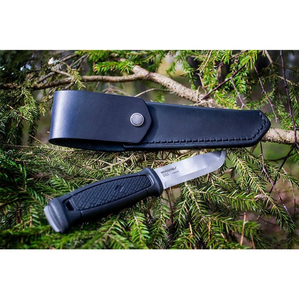 MORA Garberg Fixed Blade Knife With Leather Sheath
