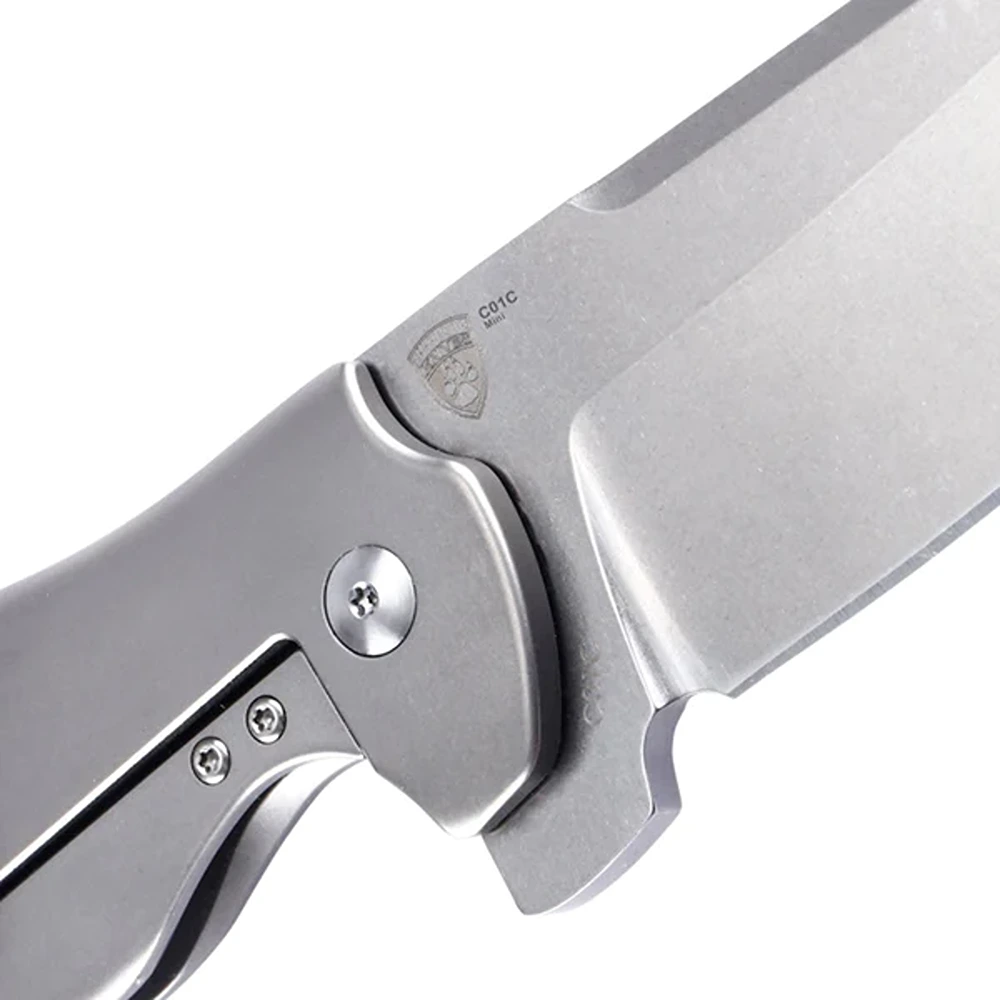 KIZER Ki3488A1 C01c Mini Sheepdog Folding Knife, Titanium