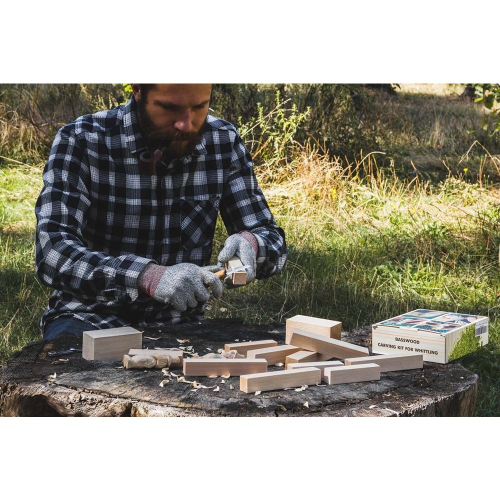 Set of Basswood Carving Blocks 12 pcs BW12 BeaverCraft