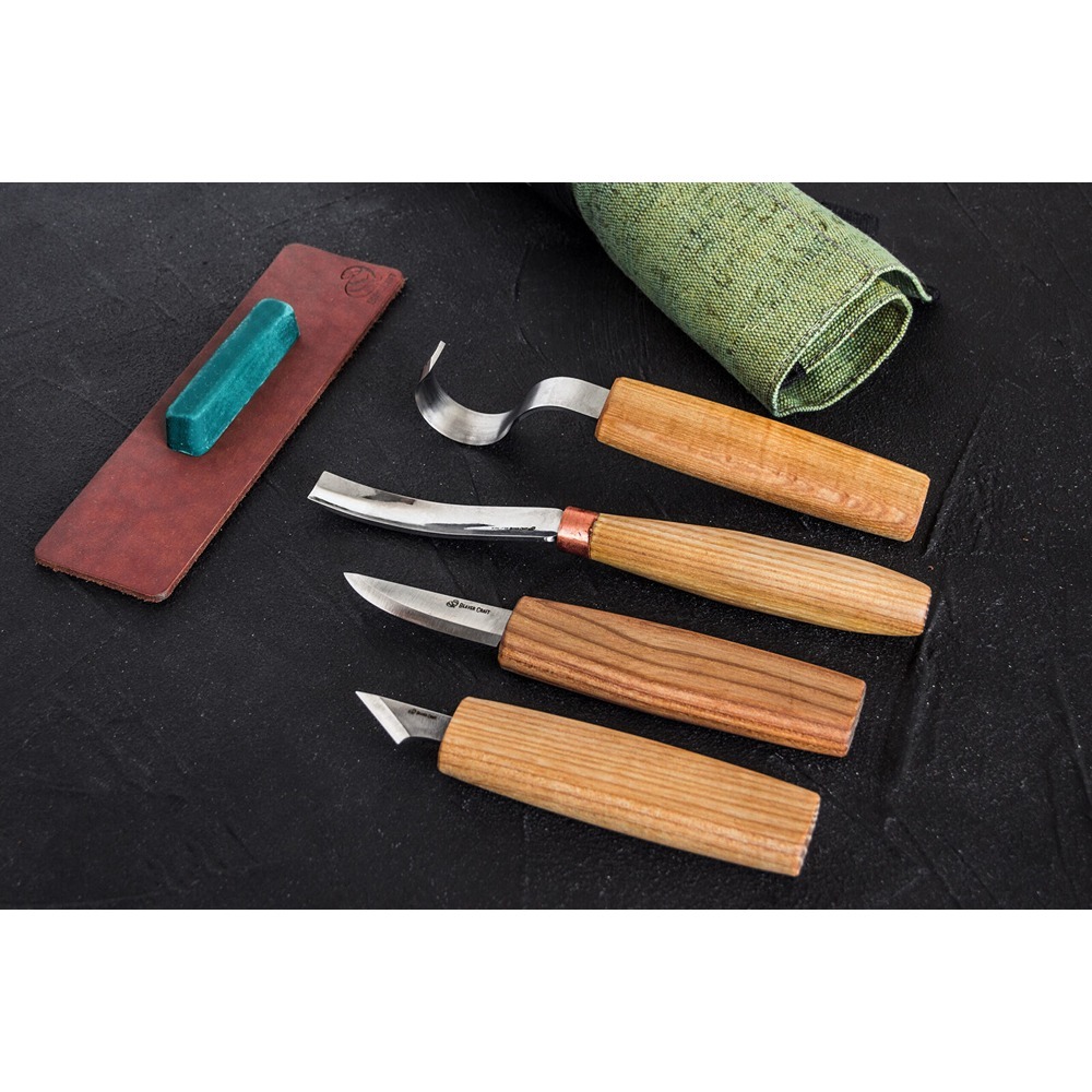 Woodcarving Set With Palm Chisels Beavercraft SC05 