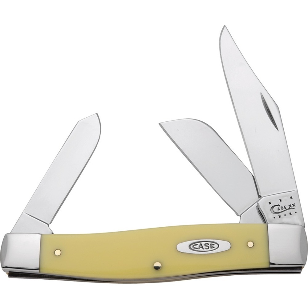 CASE Large Stockman Yellow Folding Knife