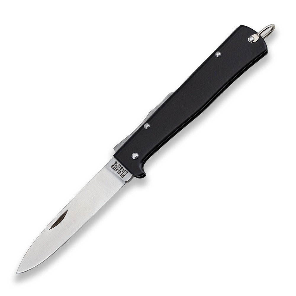 OTTER-MESSER 10-436RGR Mercator Large Stainless Steel Folding Knife -  Pocket Clip