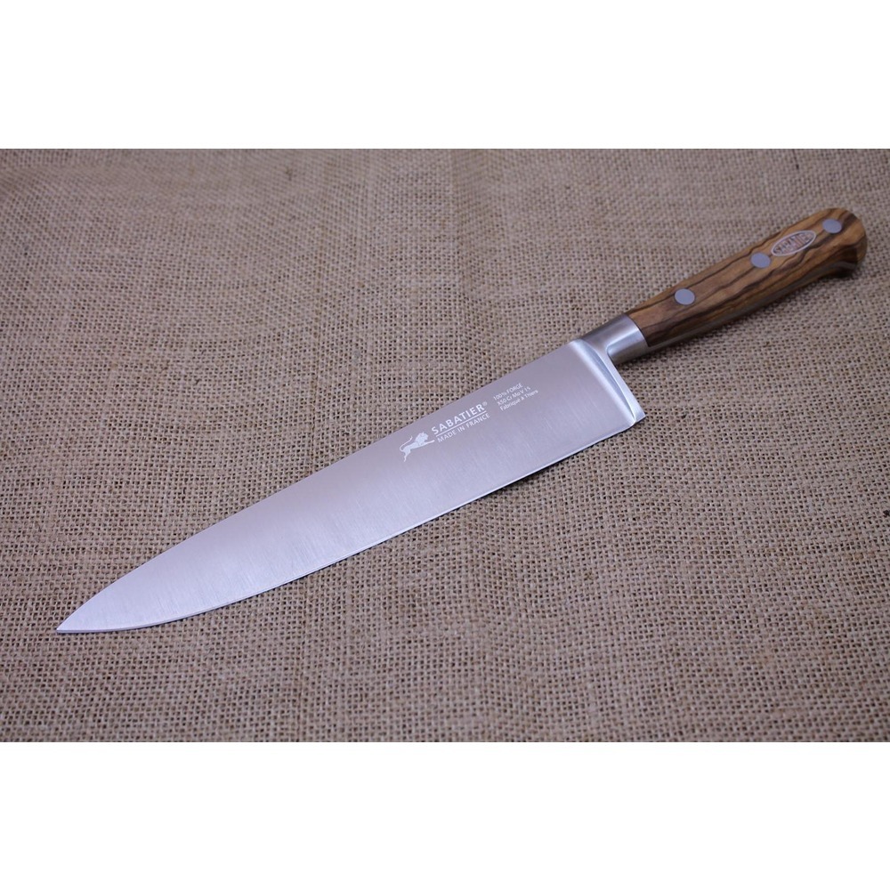 SABATIER OLIVEWOOD CHEFS KNIFE 25 CM