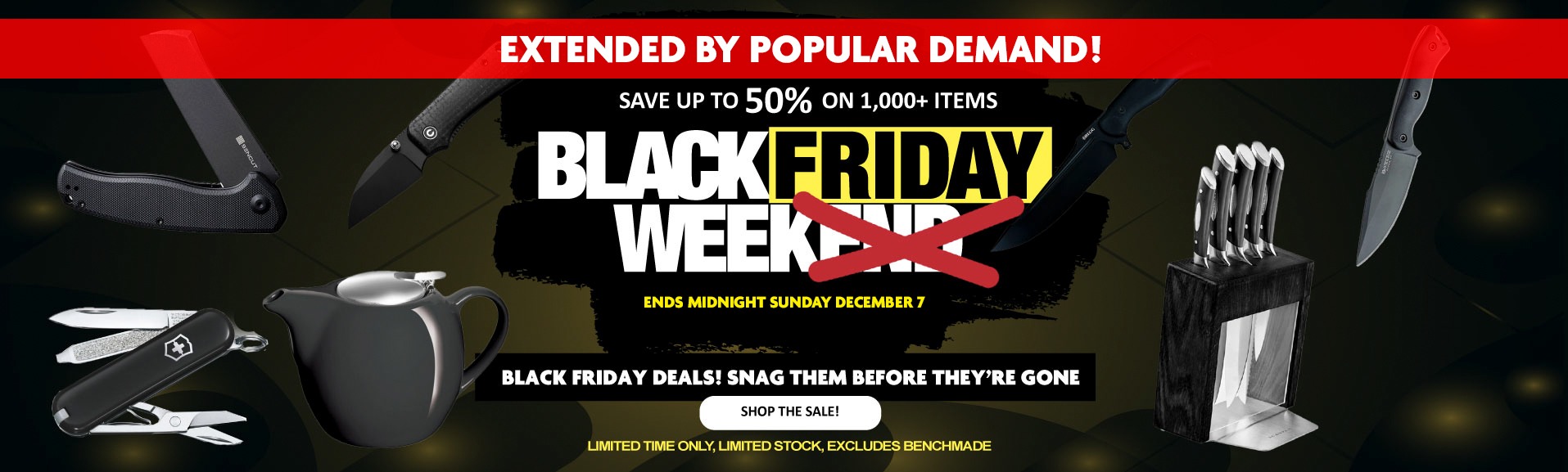 BLACK FRIDAY SALE - EXTENDED 