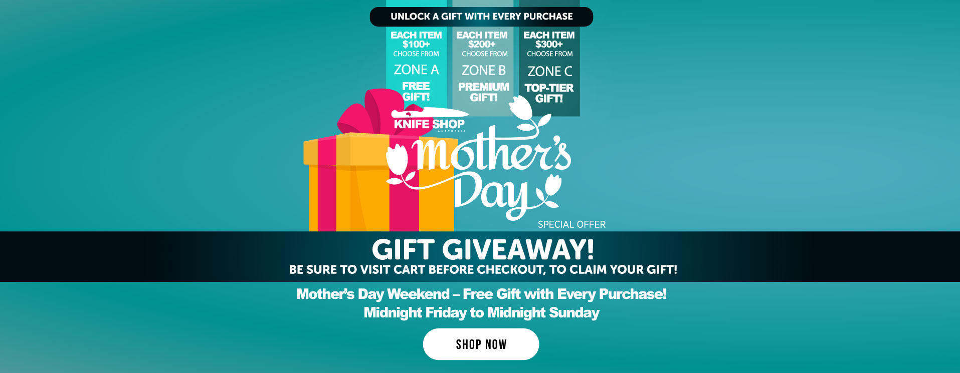Mother’s Day – Free Gift With Each Item Purchased!