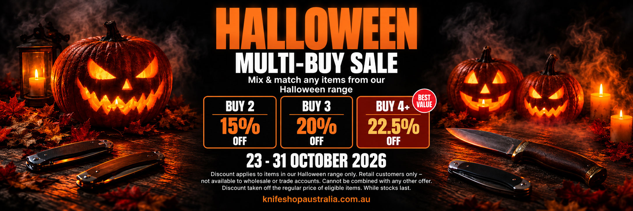 HALLOWEEN MULTI-BUY SALE