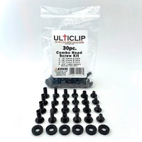 Ulticlip 30 Piece Combo Head Screw Kit