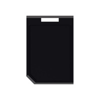 BLACK COLOUR POLYPROPYLENE CUTTING BOARD