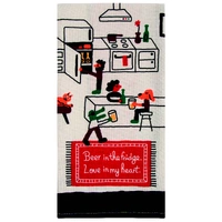 Dish Towel - Beer In The Fridge