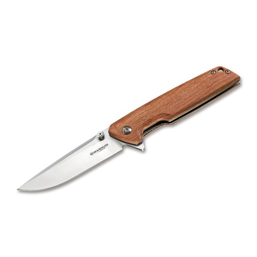 Magnum By Boker Straight Brother Wood Folding Knife