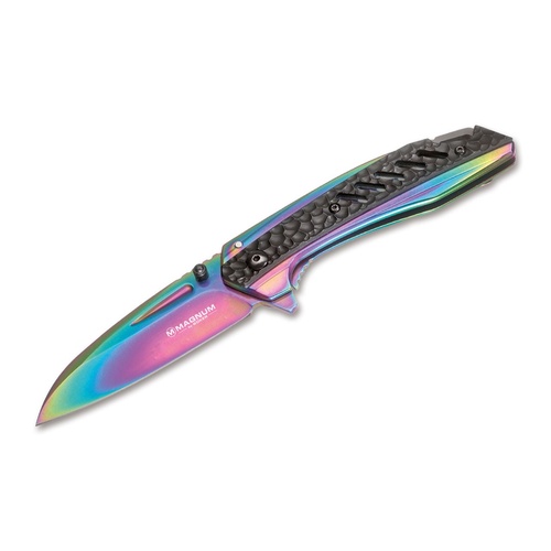 MAGNUM BY BOKER Rainbow Charcoal Folding Knife