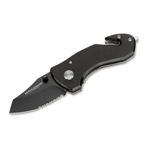 Magnum Black Rescue Folding Knife