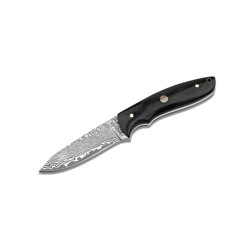 Magnum By Boker Vernery Damascus Fixed Blade Knife