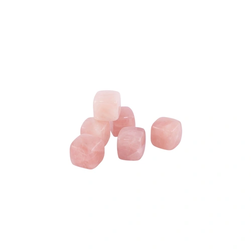 Rose Quartz Gin and Wine Stones - Set of 6