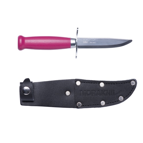 MORA Scout 39 Safe Cerise Fixed Blade Knife - Authorised Aust. Retailer