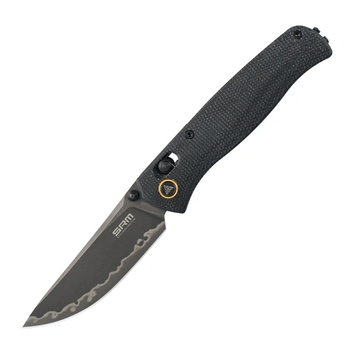 SRM SRM Medal 255L-MB3 (3.2” Laminated 140Cr Steel Blade, Micarta Handle) Knife