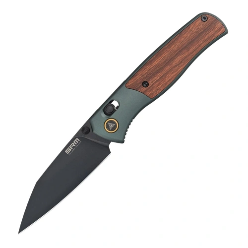 259L-AG Sandvik 14C28N blade, Aluminum handle, Mon