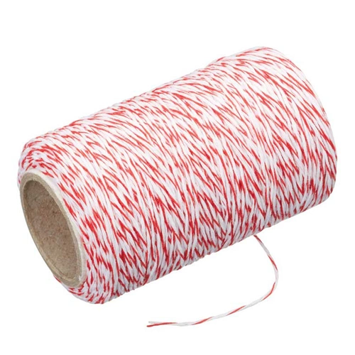 Butchers Twine with Cutter - Red/White