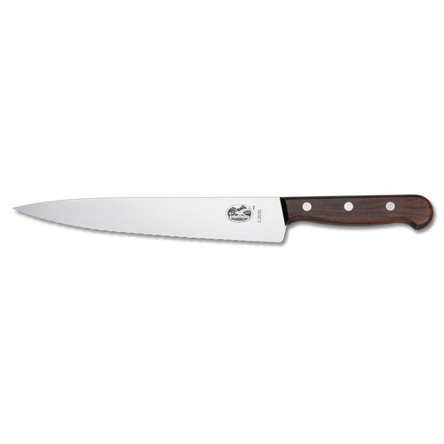 Victorinox Rosewood Chefs Knife Serrated 22 Cm 5.2030.22