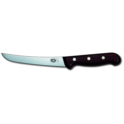VICTORINOX VICTORINOX WOOD Boning Curved Wide 15cm Knife