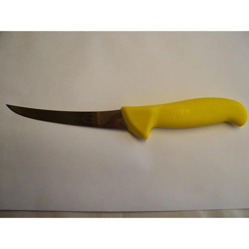 F DICK ERGOGRIP CURVED BONING KNIFE YELLOW - STIFF 15 CM 8299115-02