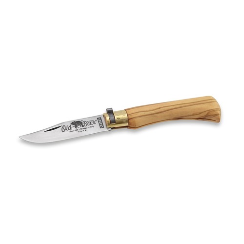 Antonini 9306/19Lu Old Bear Classical Olive Wood Medium - Carbon Steel