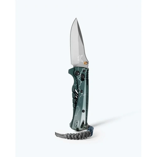 BENCHMADE Mini Adira® | Abel® Dark Waters | Drop-point Knife