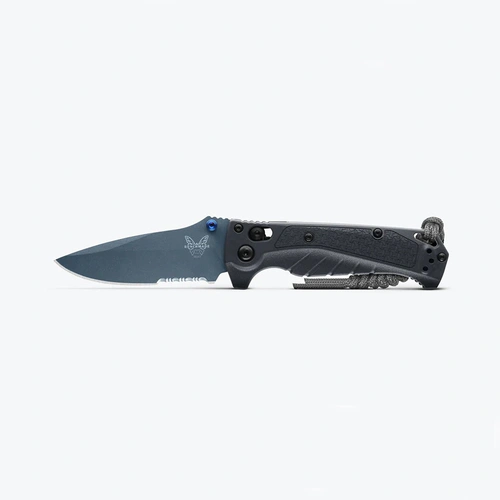 Benchmade 18065SBT-01 Mini Adira™ | Tempest Gray | Folding Knife, Serr