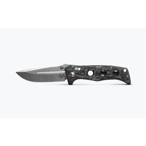 Benchmade Adamas® | Marbled Carbon Fiber | Drop-point Knife