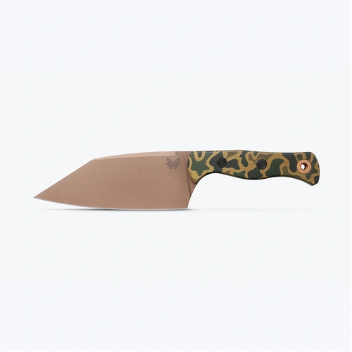 BENCHMADE Benchmade B4010FE-2601 Station Knife, Limited Edition + Bonus Camo Apron Knife