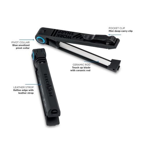 Benchmade 50030 Work Sharp Edc Folding Sharpener