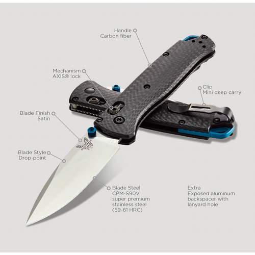 Benchmade 535-3 Bugout Axis Folding Knife