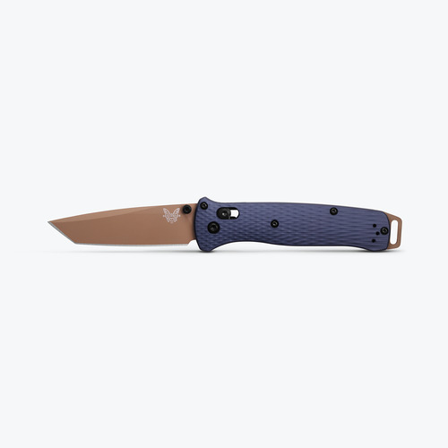 BENCHMADE 537FE-02 Bailout Axis Folding Knife, Crater Blue, NEW