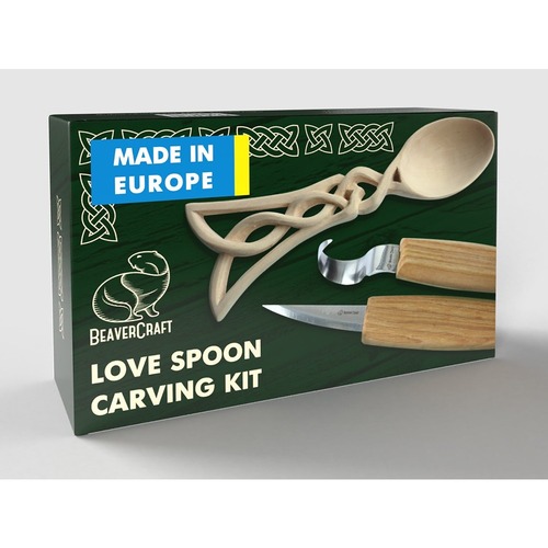 BEAVER CRAFT DIY04 Celtic Spoon Carving Kit