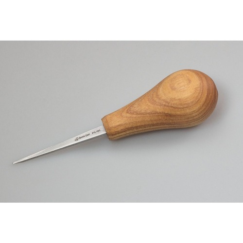 Beaver Craft P1/01 Palm Chisel Straight Flat #1 Sweep 1 Mm
