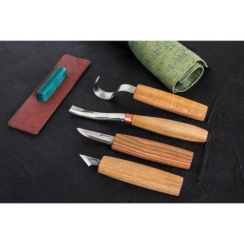 BEAVER CRAFT S49 Spoon Carving Tool Set With Compact Chisel