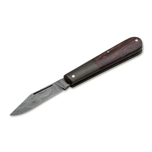 BOKER Barlow Integral Leopard-Damascus Folding Knife