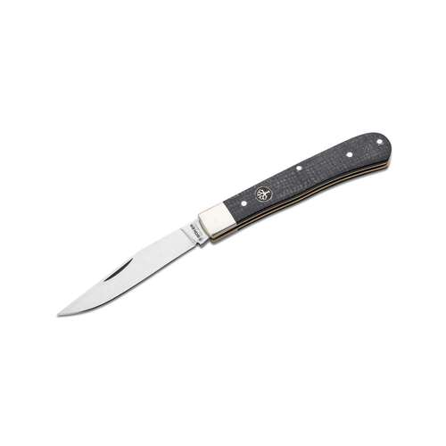 Boker Trapper Uno Folding Knife, Black Jute Micarta