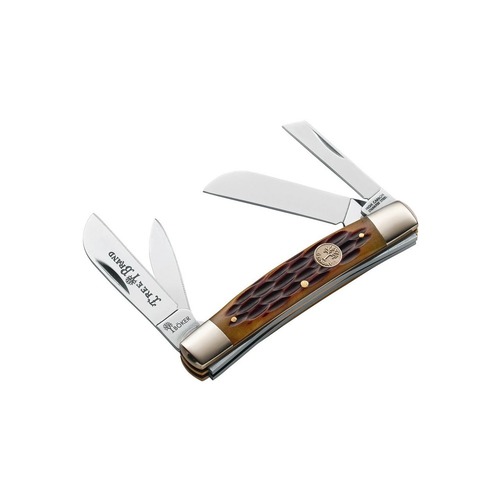 BOKER Traditional Series Congress Brown Jigged Bone Folding Knife
