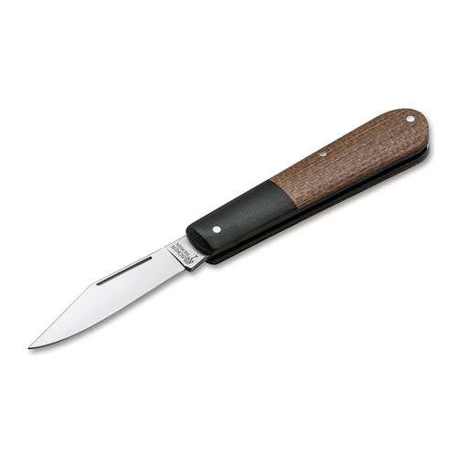 BOKER Barlow Integral Burlap Micarta Brown Folding Knife