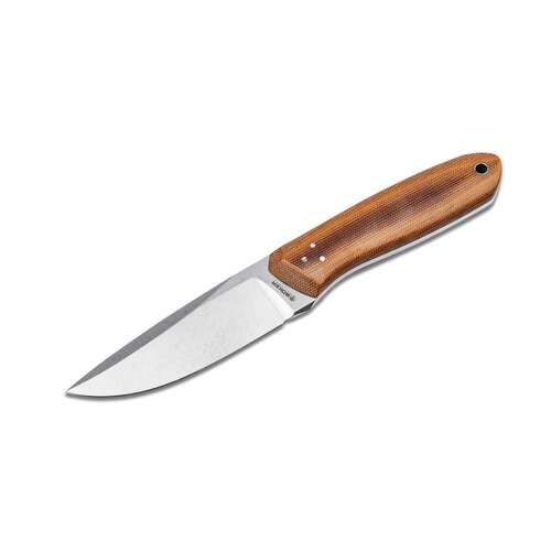 Boker TNT Fixed Blade, Brown Micarta